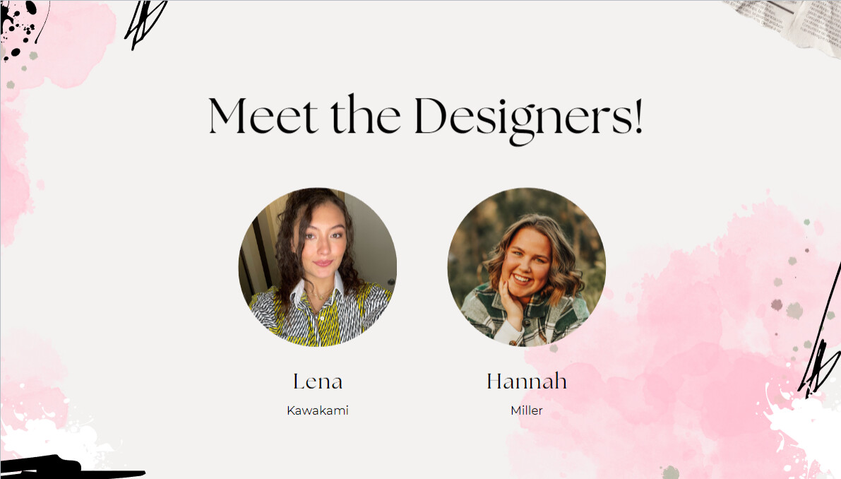 Recreate Project for Hannah miller and Lena Kawakami